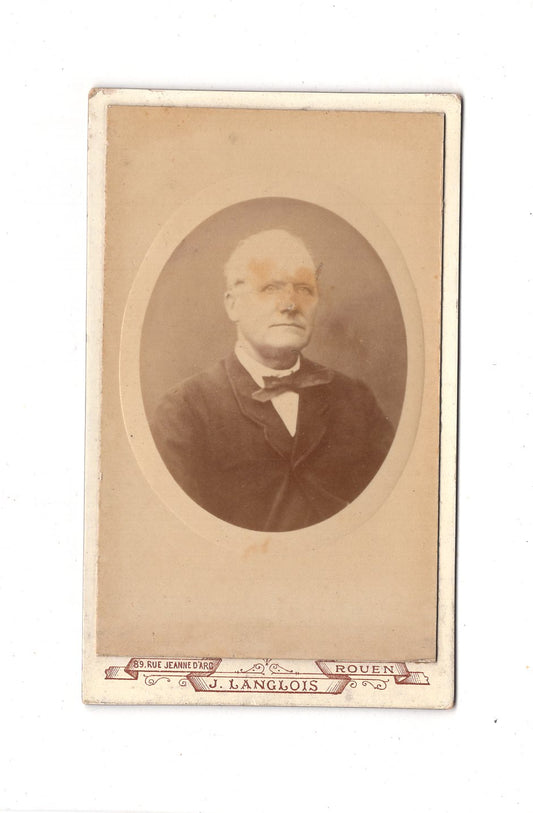 Fotografie Herrenportrait - Rouen 1880er / CDV C1-27