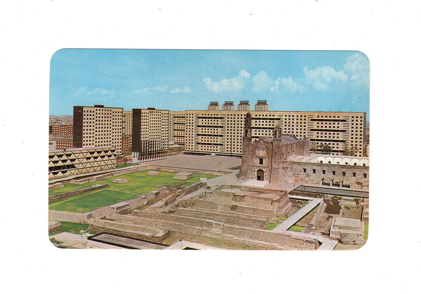 Ansichtskarte Mexico City / Plaza de las 3 Culturas / Mexiko