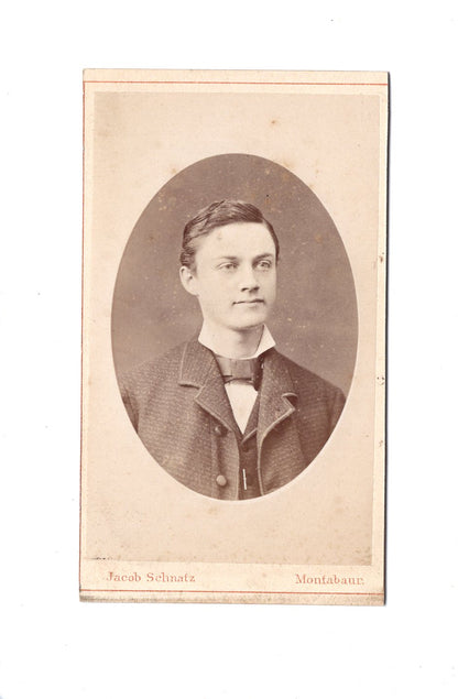 Fotografie Herrenportrait - Montabaur 1870er