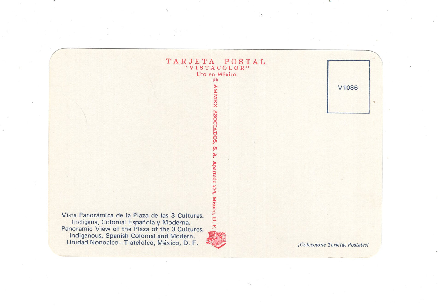 Ansichtskarte Mexico City / Plaza de las 3 Culturas / Mexiko
