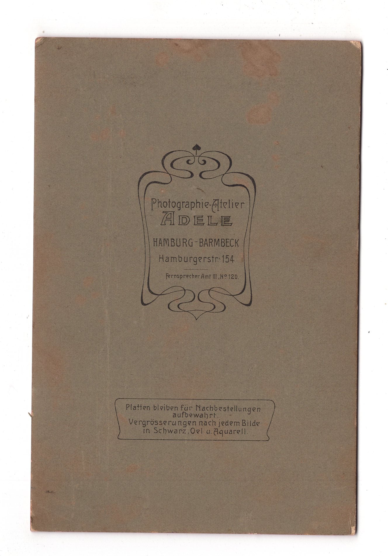 Fotografie Niedlicher kleiner Junge - Hamburg um 1910 / CAB U-29