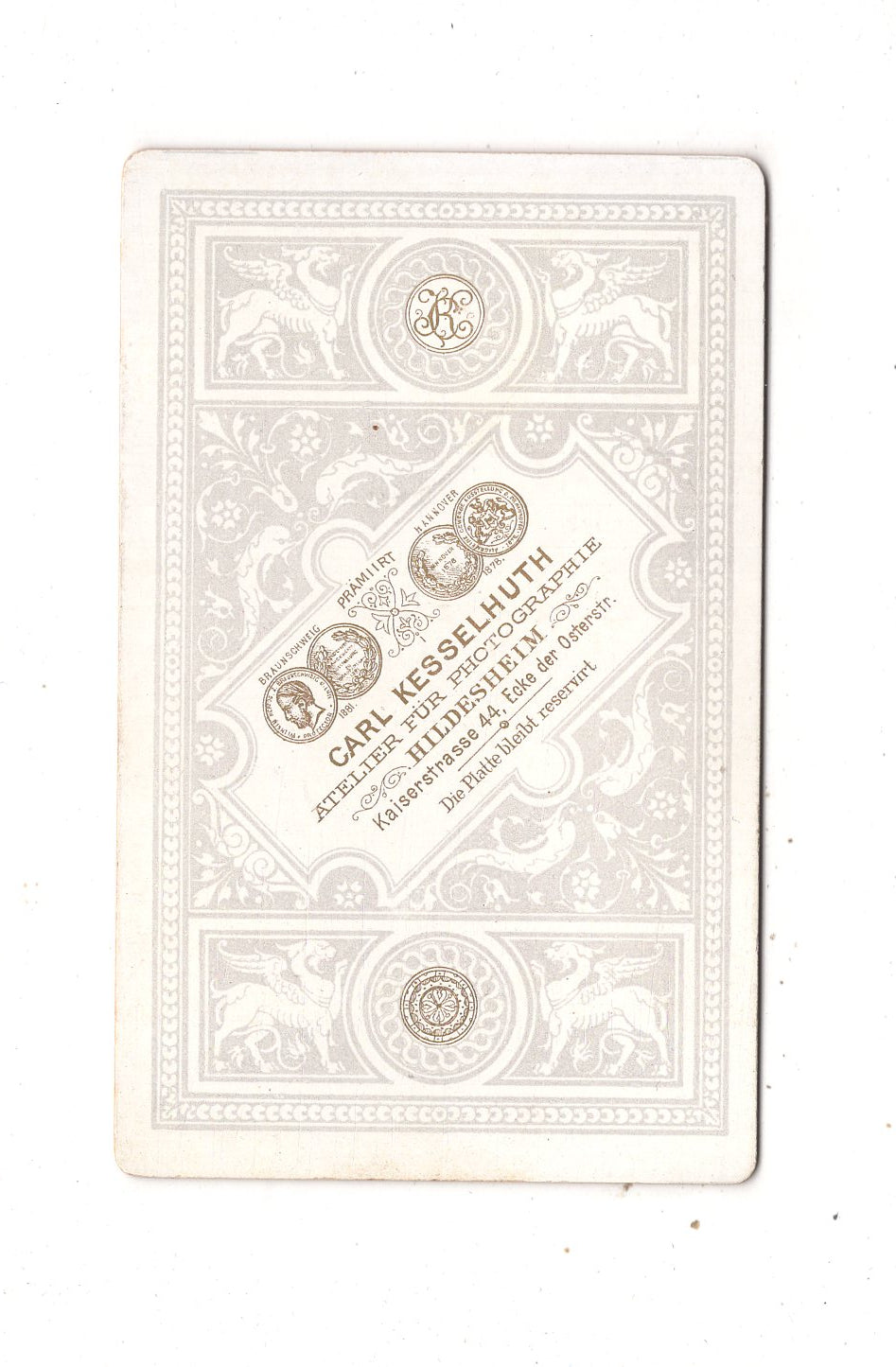 Fotografie Damenportrait - Hildesheim 1880er