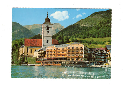 Ansichtskarte St. Wolfgang / Weißes Rössl / Salzkammergut / Österreich