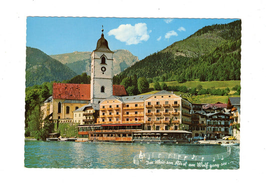 Ansichtskarte St. Wolfgang / Weißes Rössl / Salzkammergut / Österreich