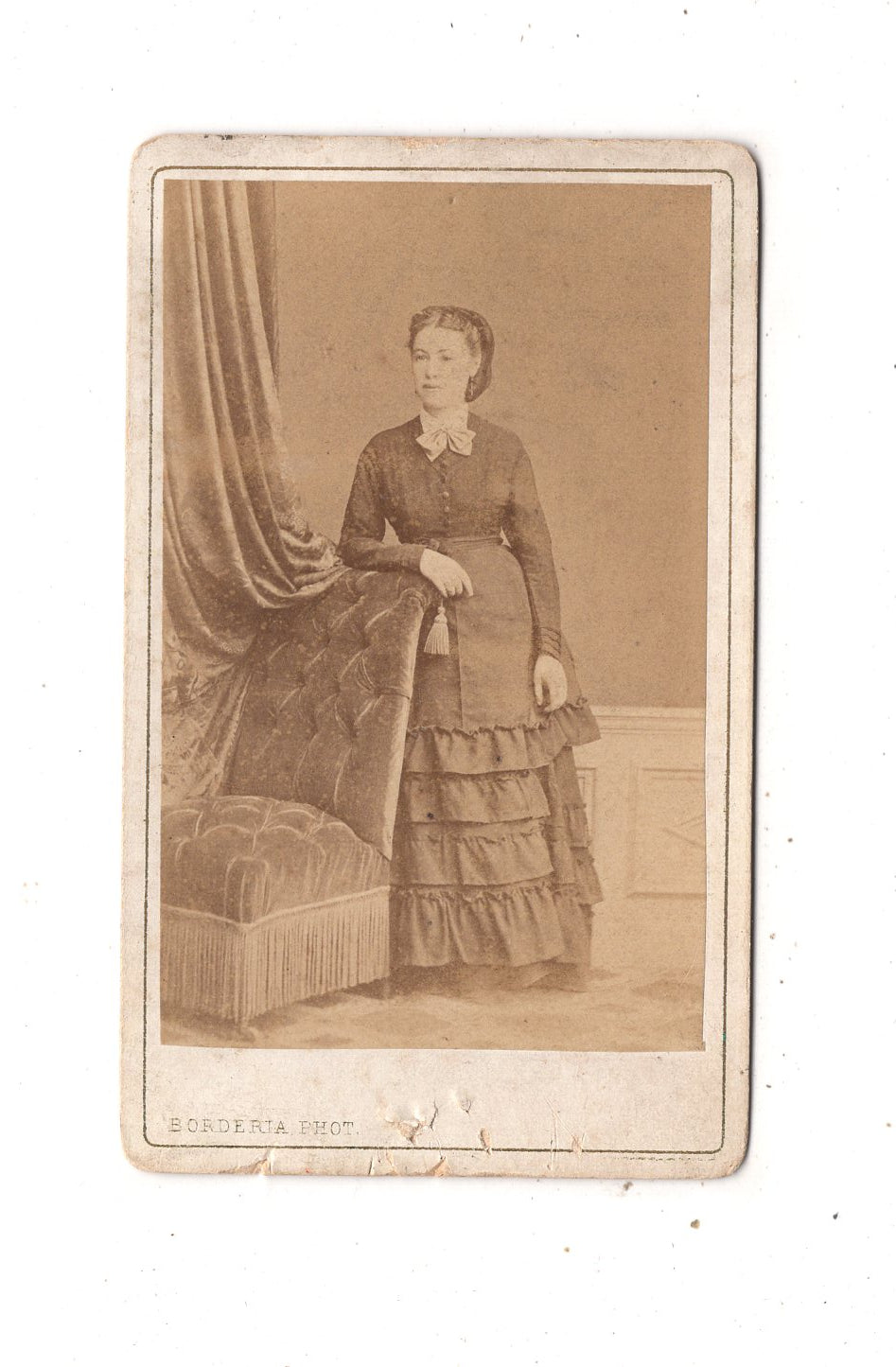 Fotografie Feine Dame - Reims 1860er