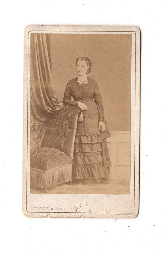 Fotografie Feine Dame - Reims 1860er