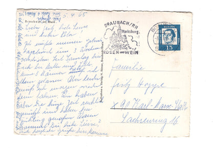 Ansichtskarte Braubach am Rhein