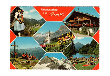 Ansichtskarte Urlaubsgrüße aus Tirol / Österreich