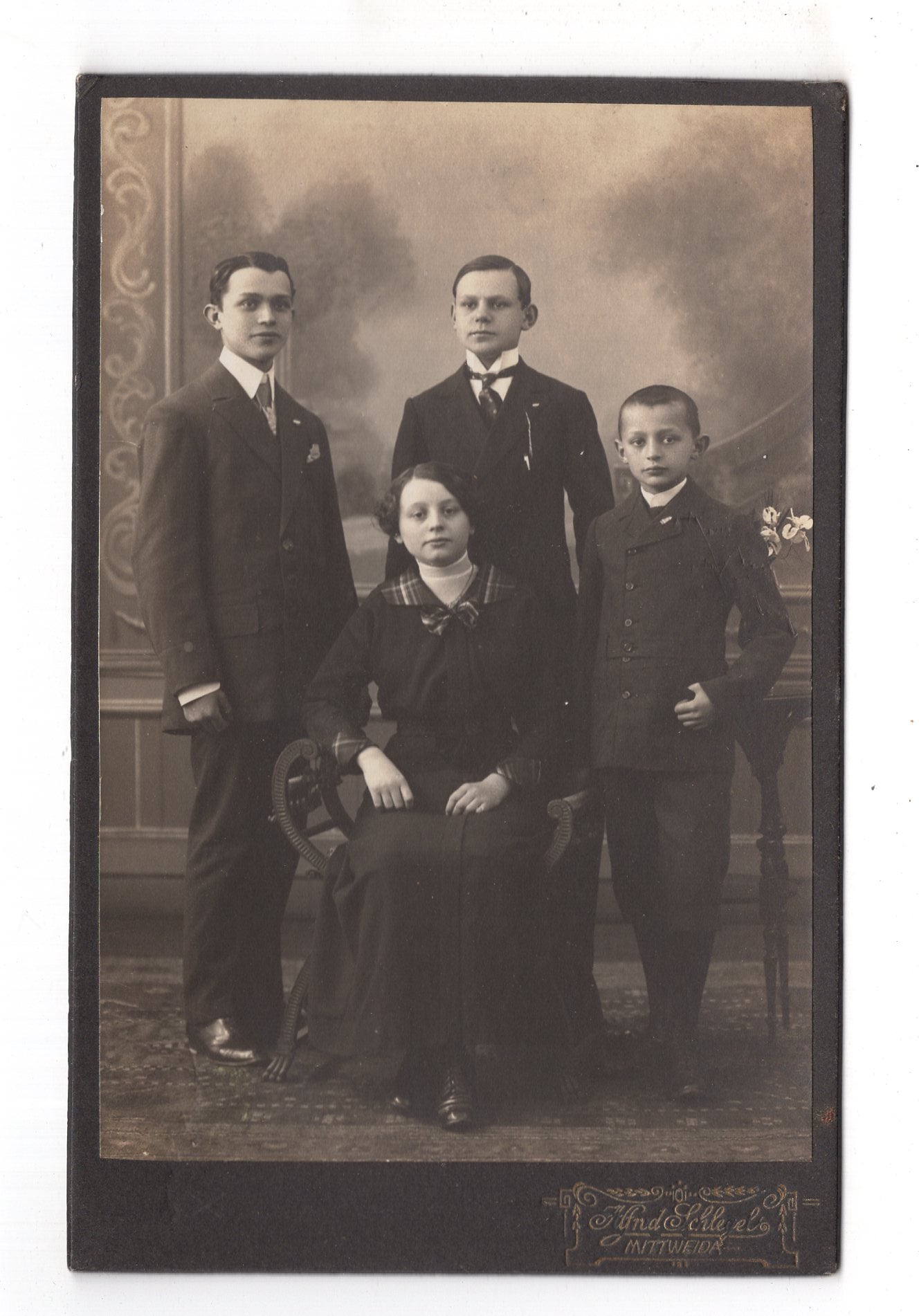 Fotografie Feine Kinder - Mittweida 1910er