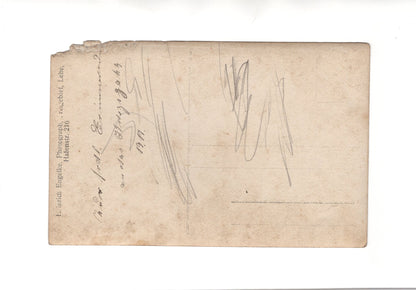 Ansichtskarte Soldat mit Frau & Widmung - Lehe 1917