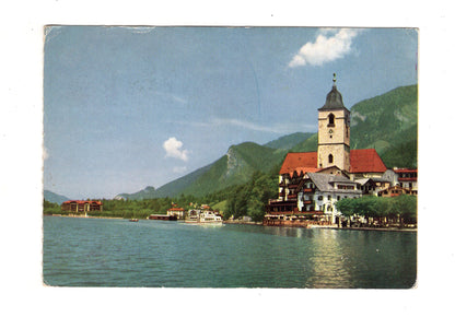 Ansichtskarte St. Wolfgang / Weißes Rössl / Salzkammergut / Österreich