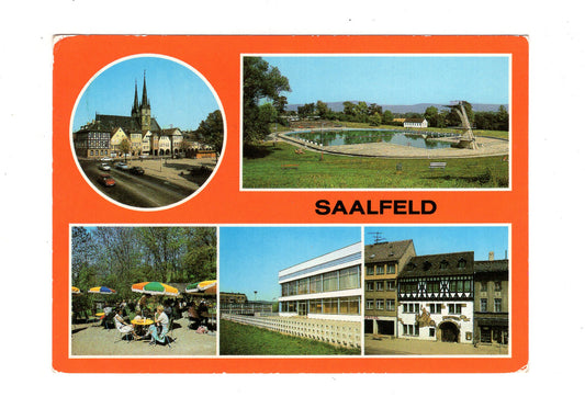 Ansichtskarte Saalfeld / Saale / HO-Gaststätte Das Loch +++