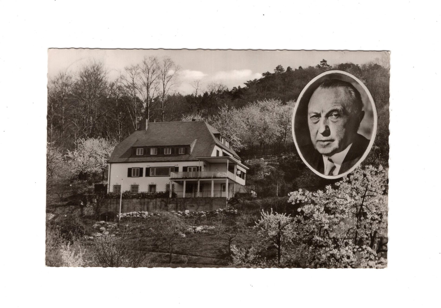 Ansichtskarte Rhöndorf / Rhein / Haus Adenauer