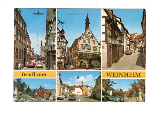 Ansichtskarte Weinheim an der Bergstraße / H1-60
