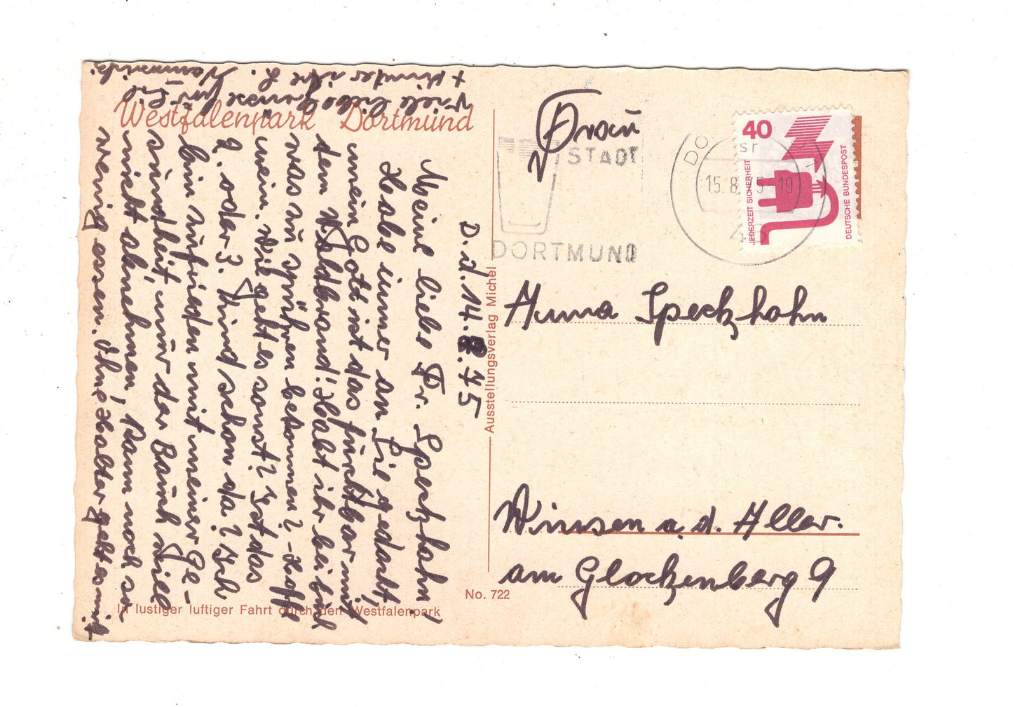 Ansichtskarte Westfalenpark Dortmund / J1-54