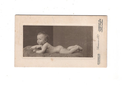 Fotografie Schönes Kinderbild / Baby - Offenbach / Frankfurt Main 1900er