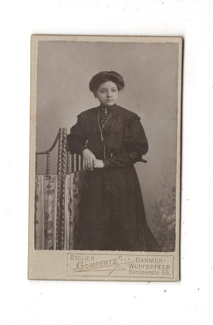 Fotografie Feine Dame - Barmen-Wupperfeld 1900er
