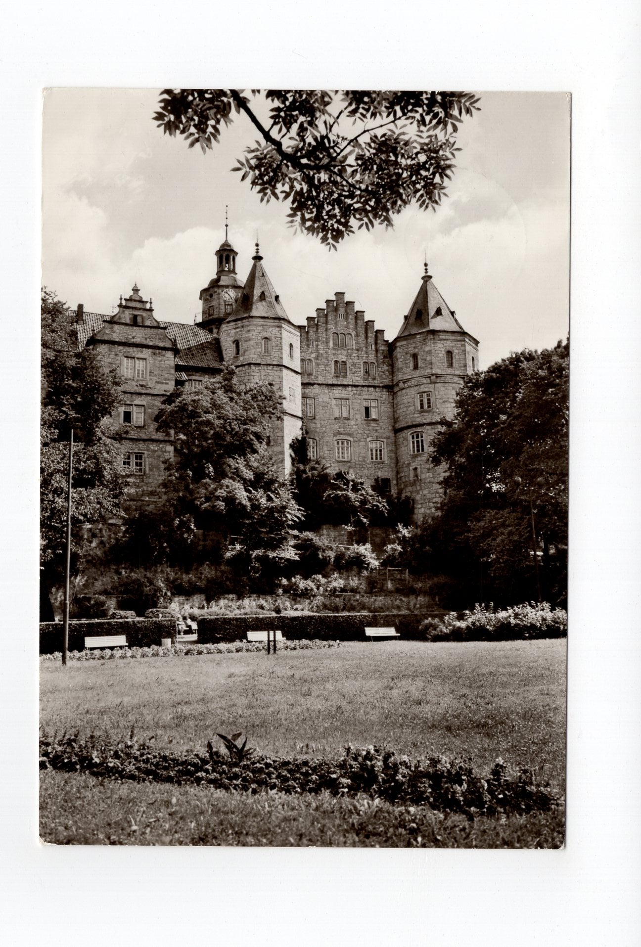 Ansichtskarte Schleusingen / Kreis Suhl / Schloss Bertholdsburg