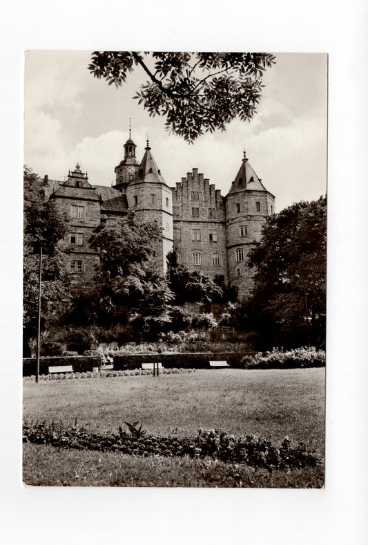 Ansichtskarte Schleusingen / Kreis Suhl / Schloss Bertholdsburg