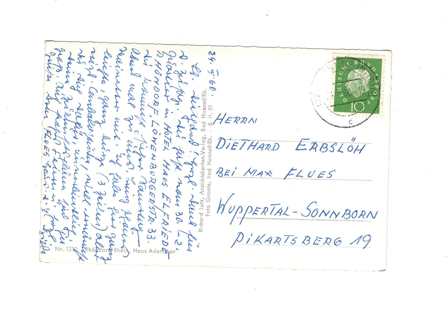 Ansichtskarte Rhöndorf / Rhein / Haus Adenauer