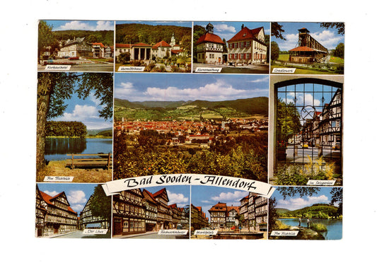 Ansichtskarte Bad Sooden-Allendorf / Am Fischteich +++