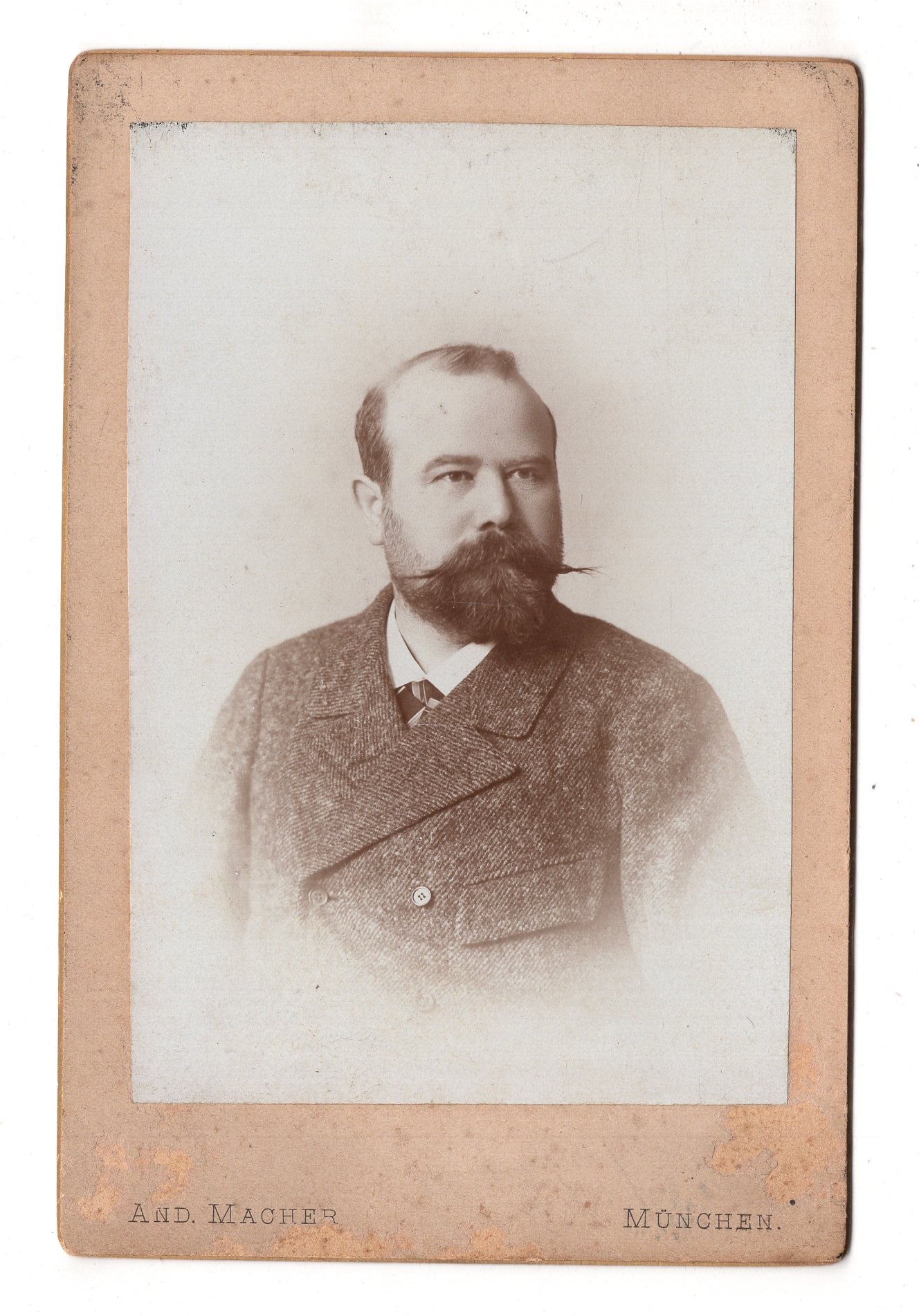 Fotografie Feiner Herr - München 1893 / CAB W-32