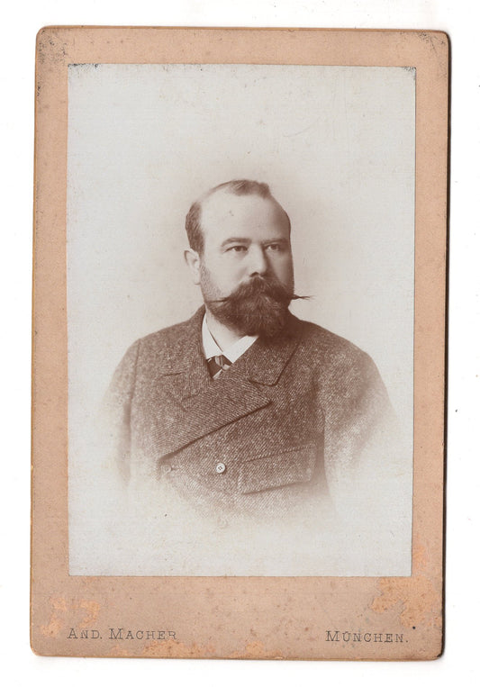 Fotografie Feiner Herr - München 1893 / CAB W-32