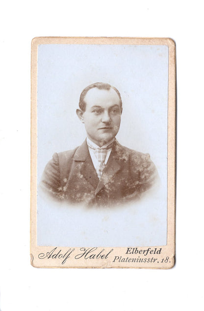 Fotografie Herrenportrait - Elberfeld 1890er