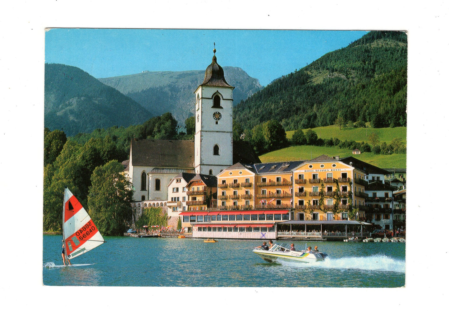 Ansichtskarte St. Wolfgang / Weißes Rössl / Salzkammergut / Österreich