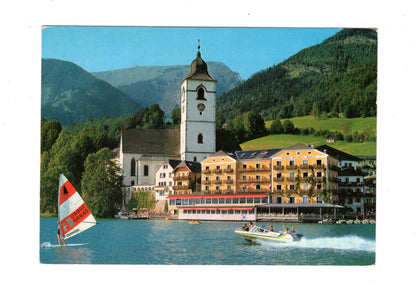 Ansichtskarte St. Wolfgang / Weißes Rössl / Salzkammergut / Österreich