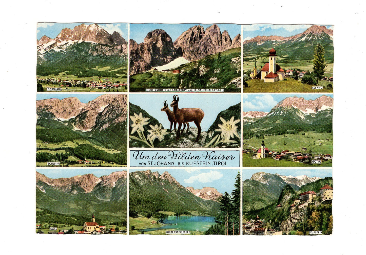 Ansichtskarte Um den Wilden Kaiser / von St. Johann bis Kufstein / Tirol / Österreich