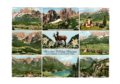 Ansichtskarte Um den Wilden Kaiser / von St. Johann bis Kufstein / Tirol / Österreich