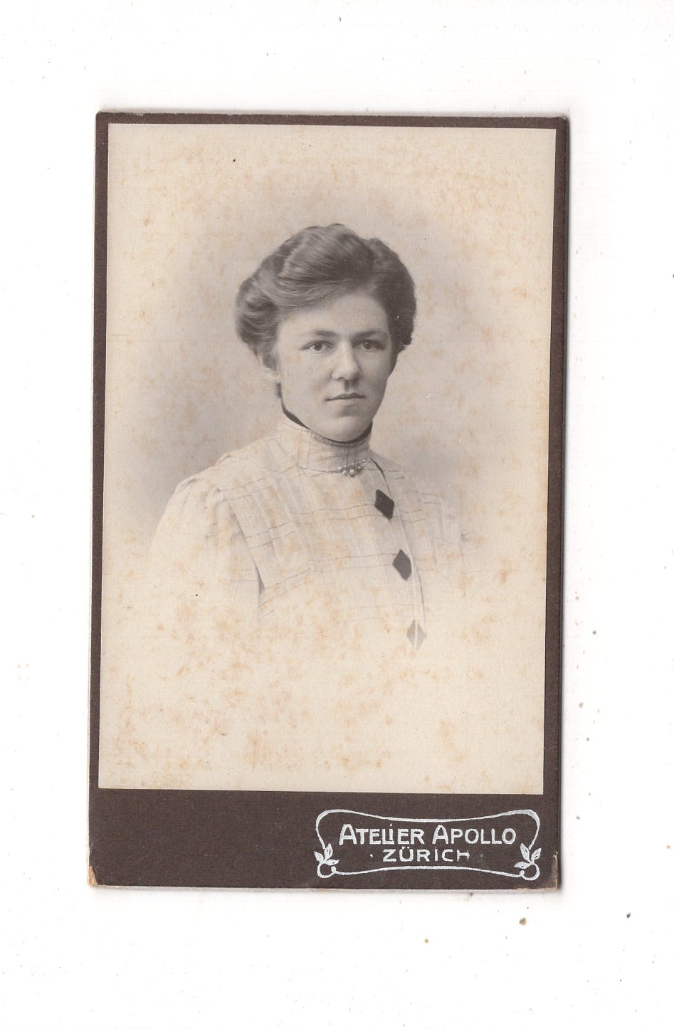 Fotografie Damenportrait - Zürich um 1900