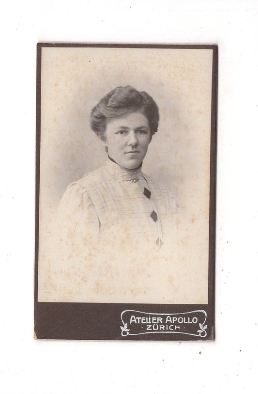 Fotografie Damenportrait - Zürich um 1900