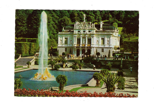 Ansichtskarte Königsschloss Linderhof / Oberbayern