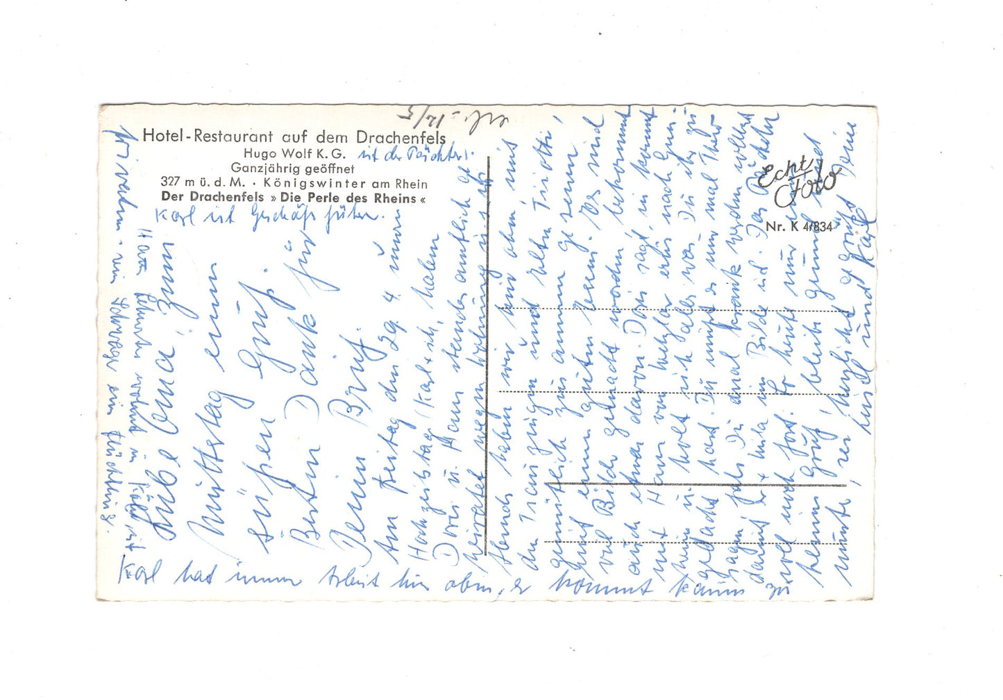 Ansichtskarte Rhöndorf / Rhein / Haus Adenauer