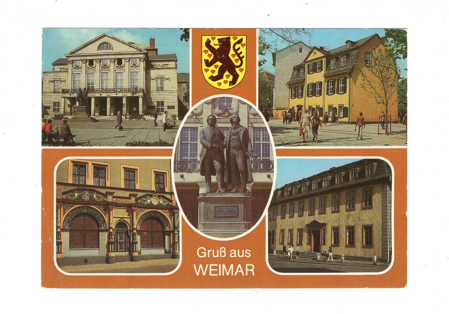 Ansichtskarte Weimar / Deutsches Nationaltheater +++