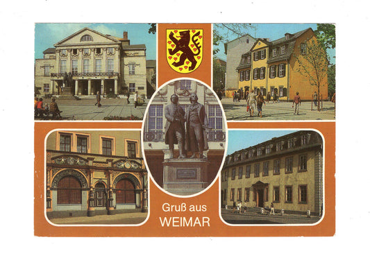 Ansichtskarte Weimar / Deutsches Nationaltheater +++