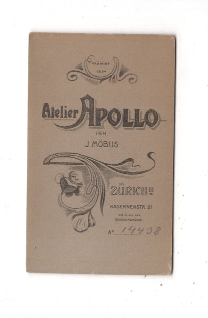 Fotografie Damenportrait - Zürich um 1900