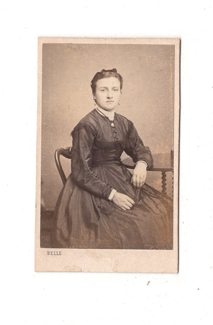 Fotografie Feine Dame - St. Omer 1860er / CDV L1-30