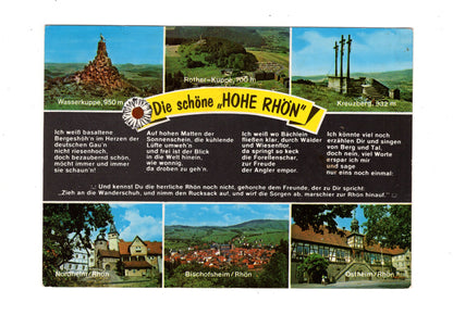 Ansichtskarte Die schöne Hohe Rhön / Wasserkuppe +++