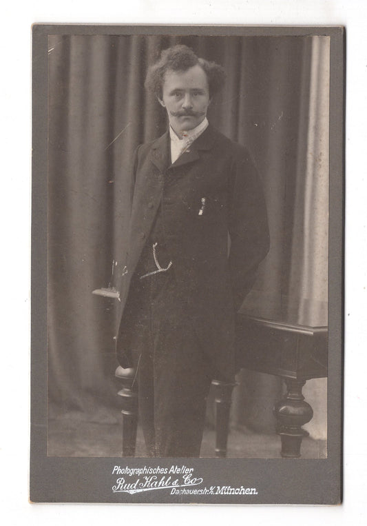 Fotografie Feiner Herr - München 1900er / CAB W-32