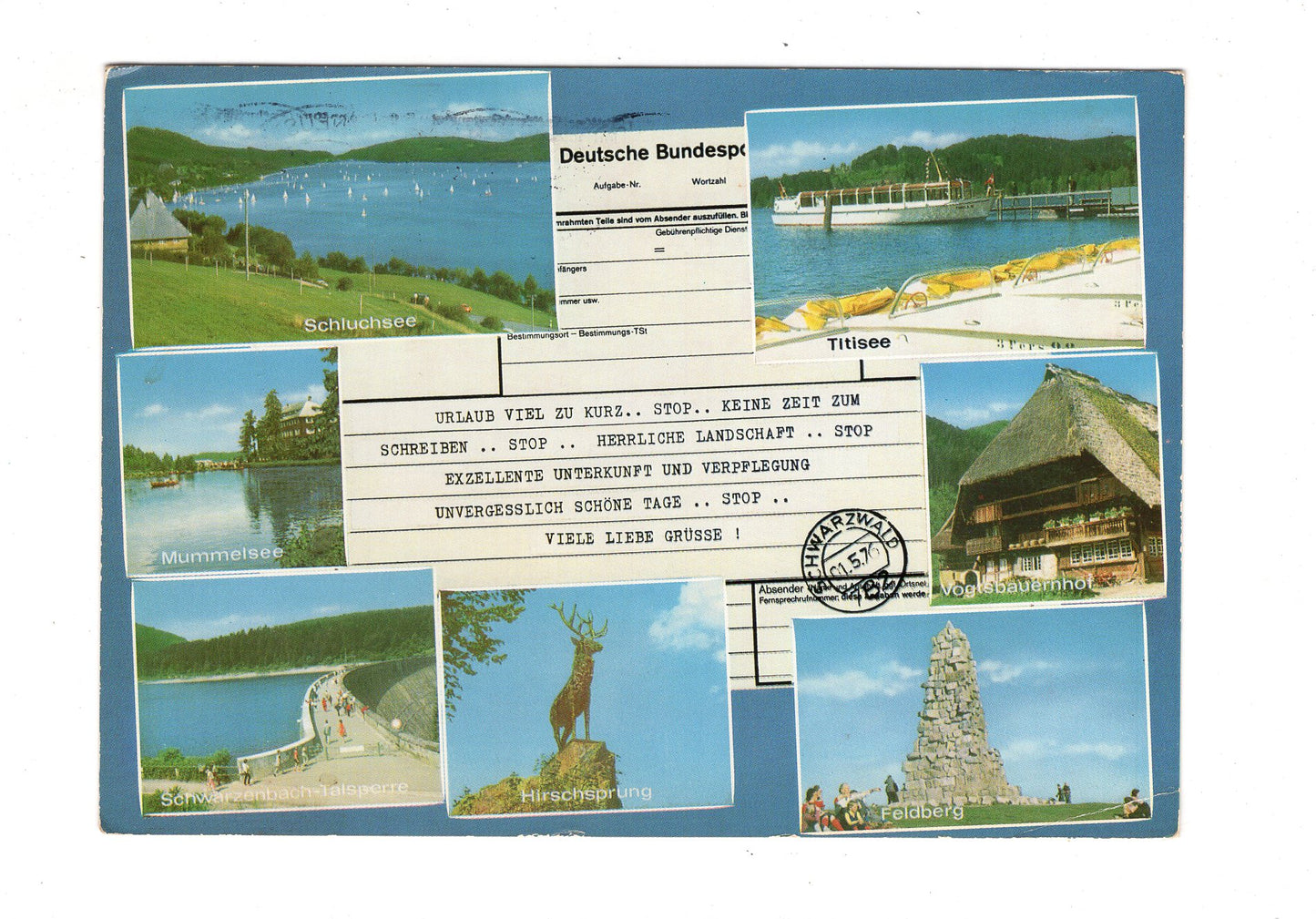 Ansichtskarte Gruß vom Schwarzwald / G1-63