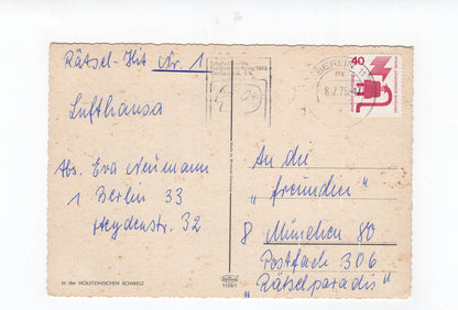 Ansichtskarte In der Holsteinischen Schweiz