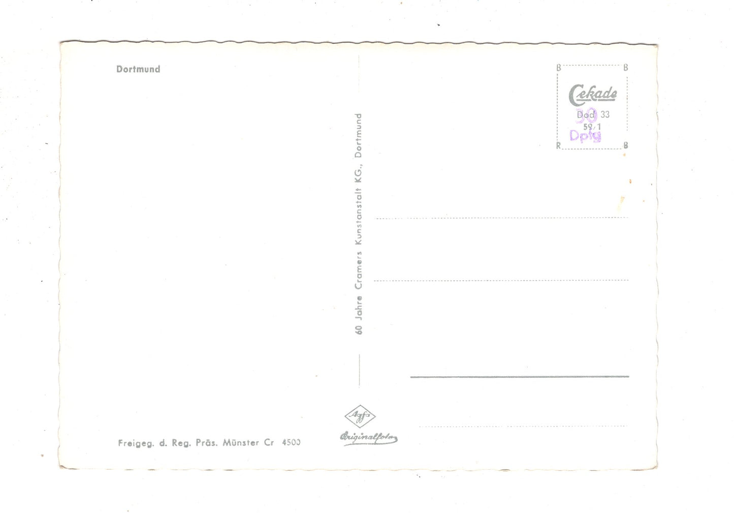 Ansichtskarte Dortmund / J1-54