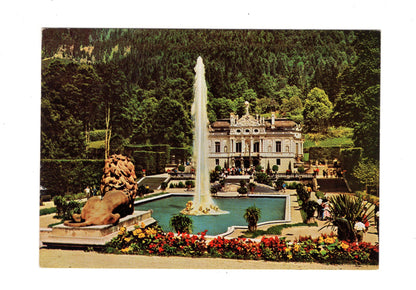 Ansichtskarte Königsschloss Linderhof / Oberbayern