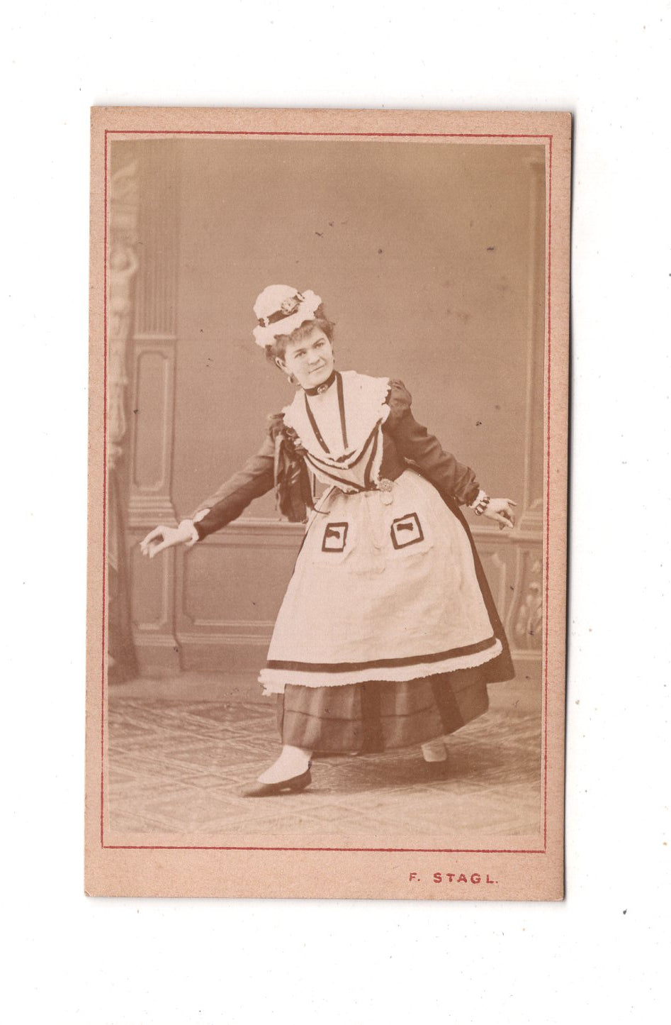 Fotografie Feine Dame / Schauspielerin - Oedenburg 1870er / CDV L1-30