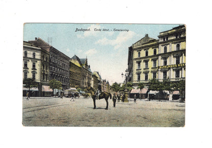 Ansichtskarte Budapest / Teresienring / Ungarn