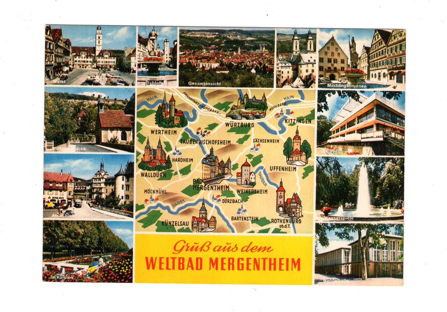 Ansichtskarte Weltbad Bad Mergentheim