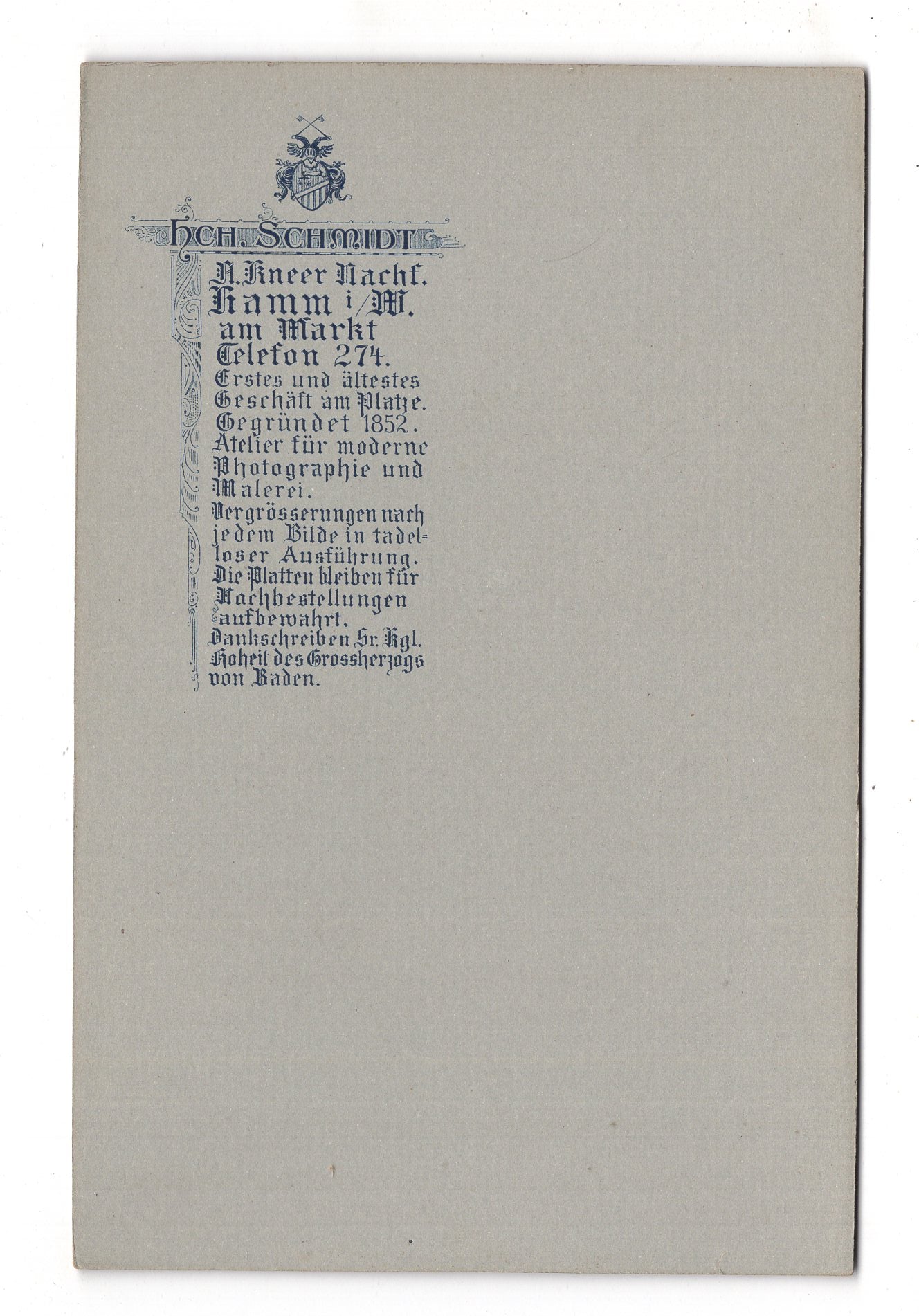Fotografie Schönes Kinderbild / Baby - Hamm in Westfalen 1900er